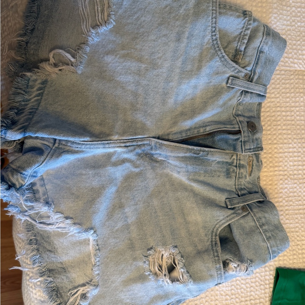 Levi's Blue Distressed Denim Accessories